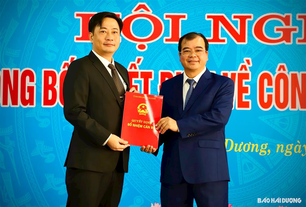 TS.BS Vũ Minh Hiệp được giao Quyền Giám đốc Bệnh viện Đa khoa tỉnh Hải Dương từ ngày 01/11/2023